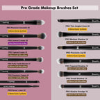 Bueart Design 12Pcs Professional Eyeshadow Makeup Brush Set