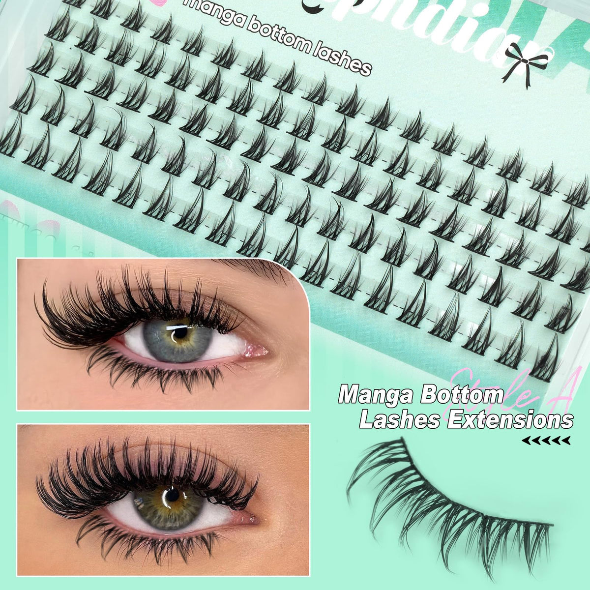Discover Calphdiar Bottom Lash Clusters for a stunning fairy eye look. Official product with original packaging.