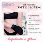 Buy now Seraphic Skincare (Original) Premium Exfoliating Mitt for Body (1pc) â€“ 100% Vegan Viscose Traditional Body Scrub Glove Kessa Korean Washcloth â€“ Body Exfoliator for Self-Tan Removal & Keratosis Pilaris at indiglob india