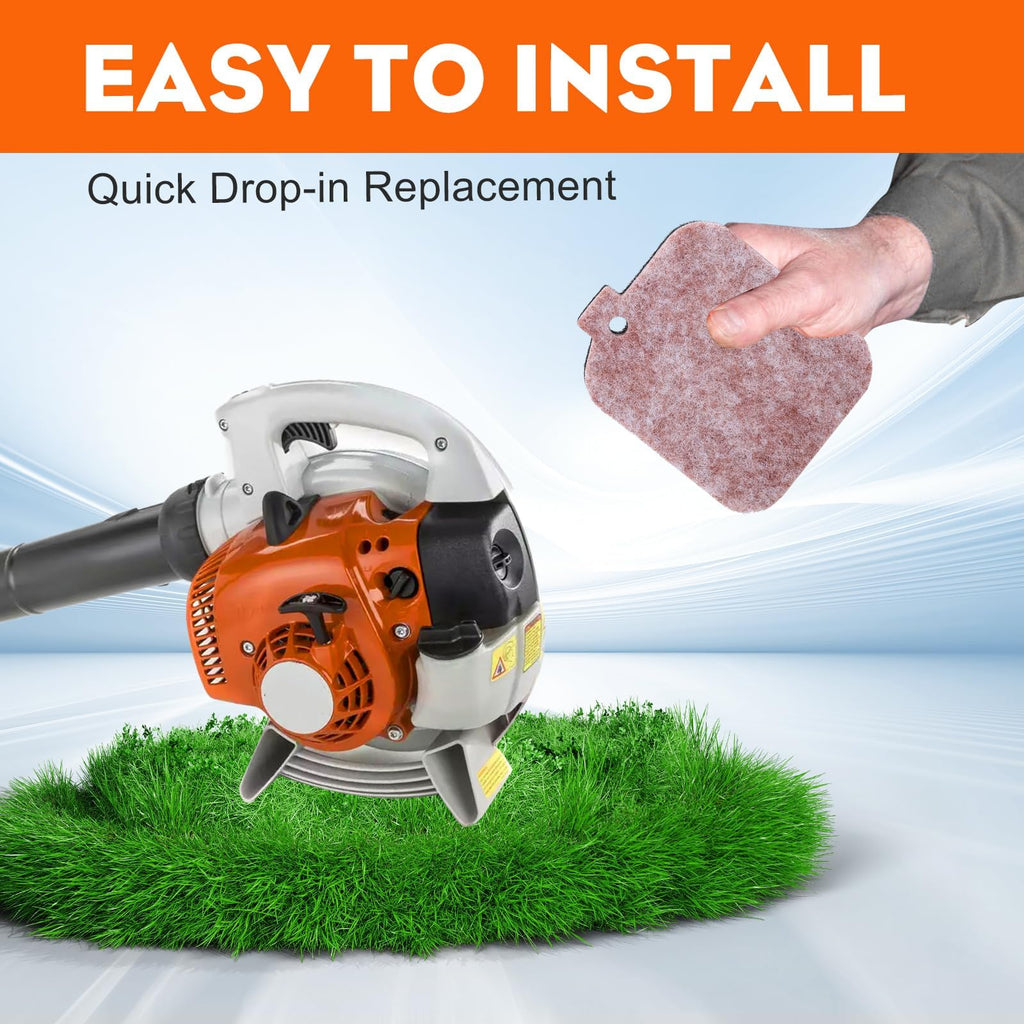 Hipa BG55 BG85 Air Filter Replacement for STHIL BG 55 85 BG45 BG46 BG65 BR45 BR45C SH55 SH85 Leaf Blower Parts 4229-120-1800 with Fuel Primer Bulb Spark Plug Tune Up Kit