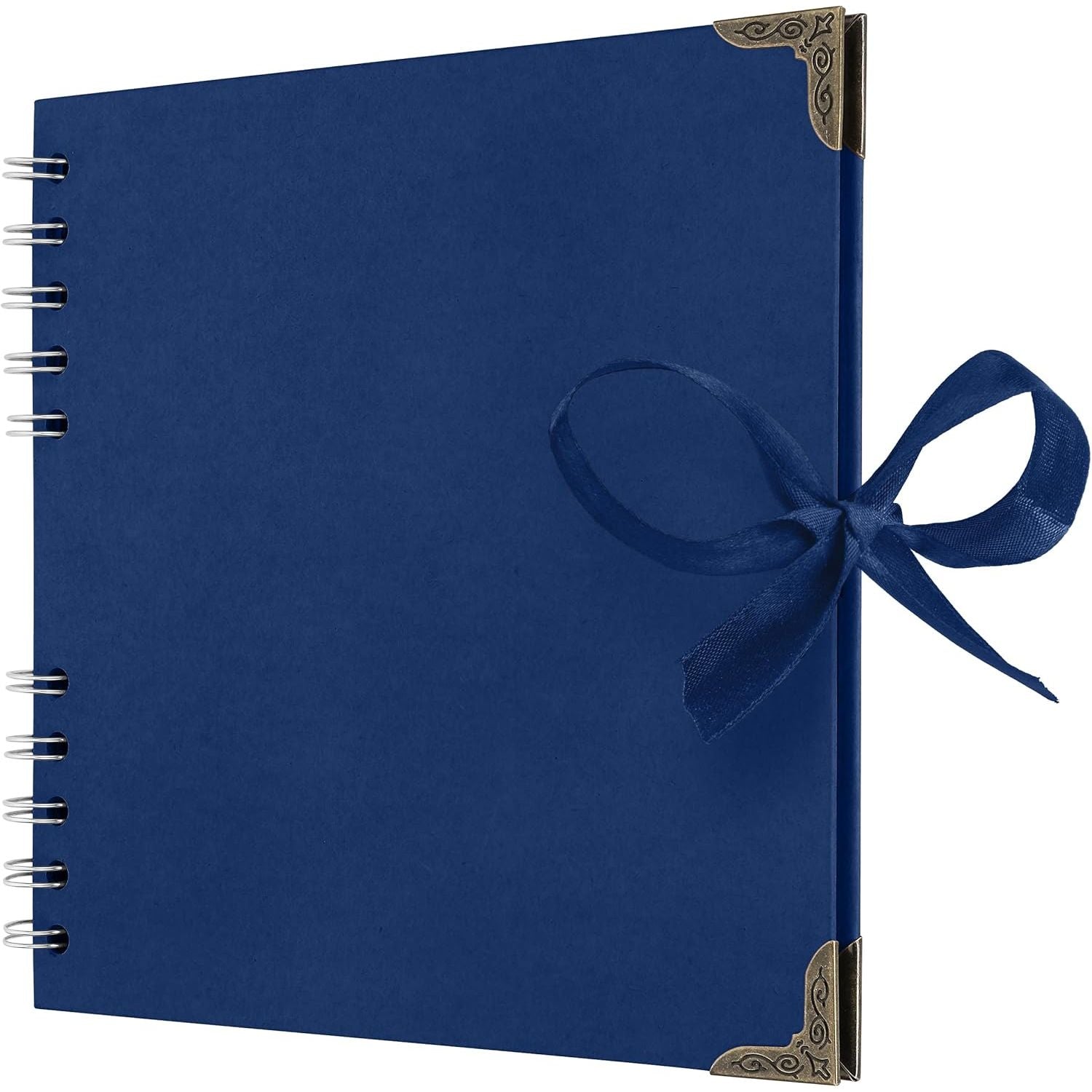 Buy now Bstorify Scrapbook Album 60 Pages (8 x 8 Inch) Brown Thick 200gsm Kraft Paper, Photo Album Scrapbook, Memory Book - Ideal for Your Scrapbooking Albums Art & Craft Projects 7 x 7 Inch Blue at indiglob india