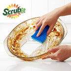 SCRUBIT Sponges for Kitchen and Household Use, Blue Dish Sponge, 30 Pack Kitchen Sponges, Non-Scratch Cleaning Sponges for Dishes