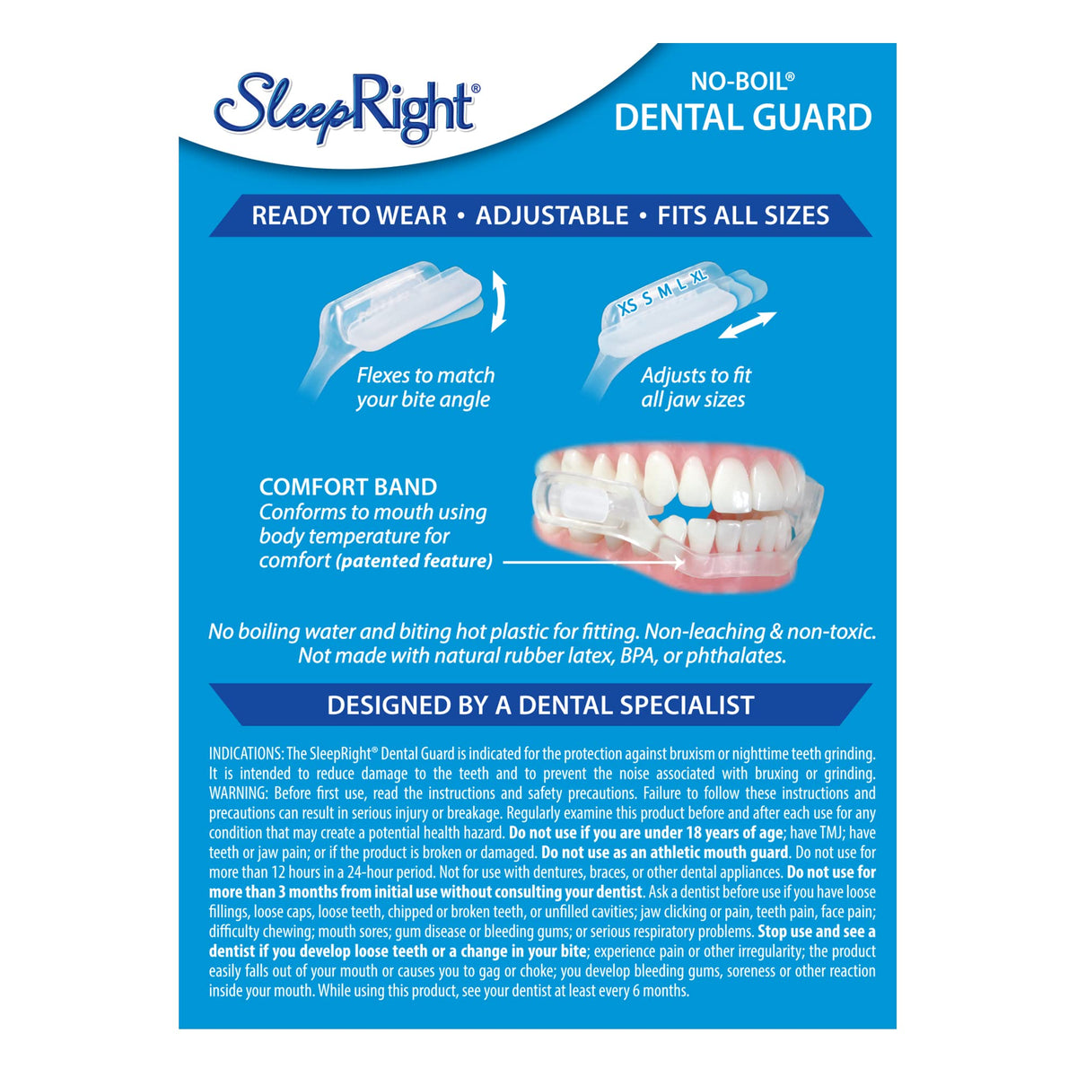 SleepRight Select-Comfort Night Guard for Teeth Grinding & Bruxism
