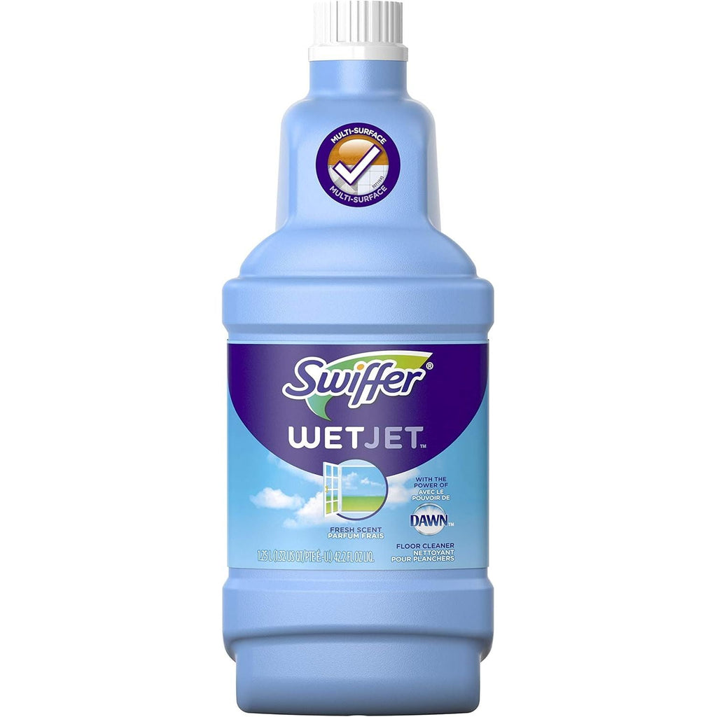 Buy now Swiffer FBA_23679CT WetJet Multi Purpose Solution 42.31.25 ozliter, Multicolor, Open Window Fresh Scent, 42.2 Fl Oz Default at indiglob india
