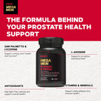 GNC Mega Men Prostate & Virility Multivitamin for Men, 90 Count | Supports Prostate, Sexual, and Colon Health, Made with an Arginine and Herb Blend, Advanced Antioxidant Formula