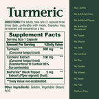 Nature's Bounty Turmeric with Black Pepper Extract, 60 Capsules