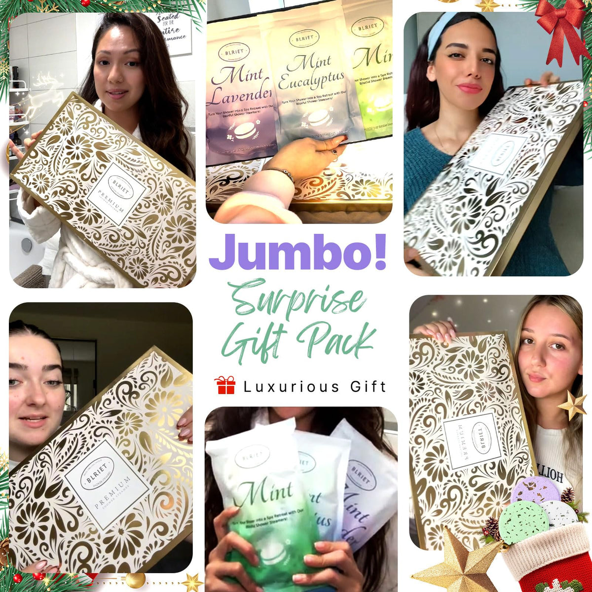 Blriet Shower Steamers Aromatherapy 18 Pack Gifts for Women Mom Wife