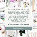 Duncan & Stone Hardcover Birthday Book & Baby Memory Album, 72 Pages
