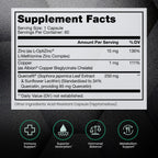 Zinc Defense, Quercetin & Copper, Zinc 15mg, 60 Servings