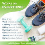 Buy now Rocket Pure Natural Foot & Shoe Deodorizer Spray - Foot Spray for Smelly Feet & Shoe Spray for Smelly Shoes - Removes, Controls & Prevents Odors - Made with Essential Oils - Made in USA (Mint, 4oz) at indiglob india