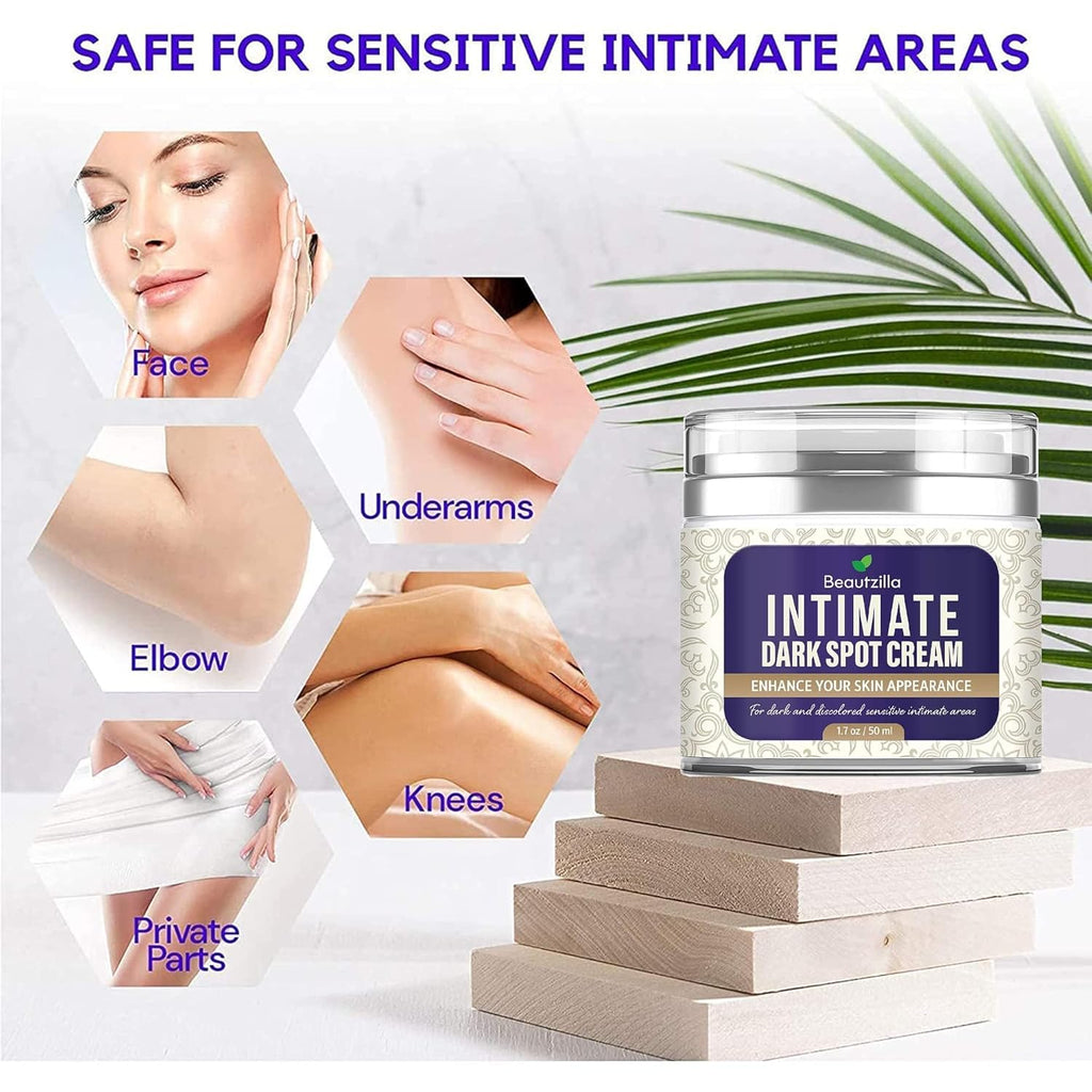 Buy now Beautzilla Intimate Area Dark Spot Corrector with Instant Results for Knees, Elbows, Underarms, and Thighs, White, 1.7 Fl Oz (Pack of 1) at indiglob india