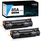 AOLIBE 85A CE285A Compatible Black Toner Cartridge Replacement for HP CE285A 85A Toner Cartridge, Use for P1102w P1102 P1109W M1217nfw M1212 M1212nf M1217 Printers, 2-Pack