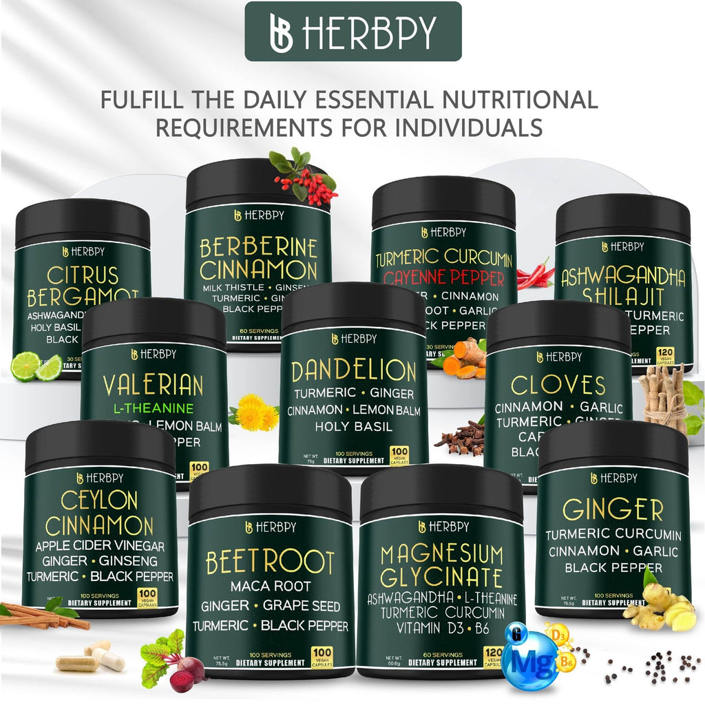 Herbpy 7in1 Clove Supplement 500mg, Support Digestion, Immune, Heart Health