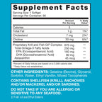 Qunol Advanced Omega-3 Krill & Fish Oil Complex, 250mg EPA & DHA, 90ct | 10x Better Bioavailability, High Absorption, One Pill Dose, Supports Brain, Eye, Heart and Joint Health; Gluten-Free