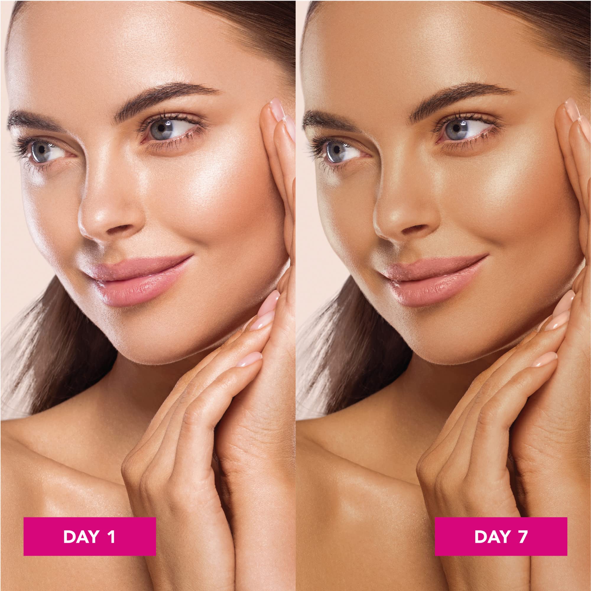 Jergens Natural Glow Face Self Tanner Lotion SPF 20, Fair To Medium, 2 oz | Sunless Tanning, Daily Facial Sunscreen, Oil Free Formula, Broad Spectrum UVA/UVB Protection, Gradual Color Development