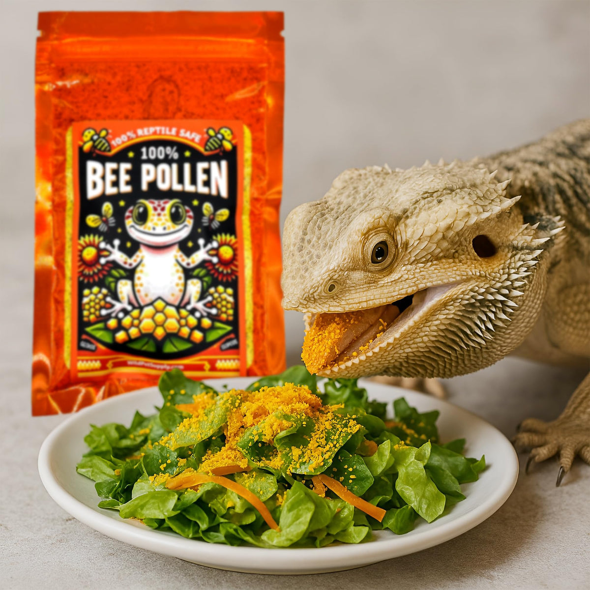 CTWPets 100% Bee Pollen Powder - Food for Reptiles