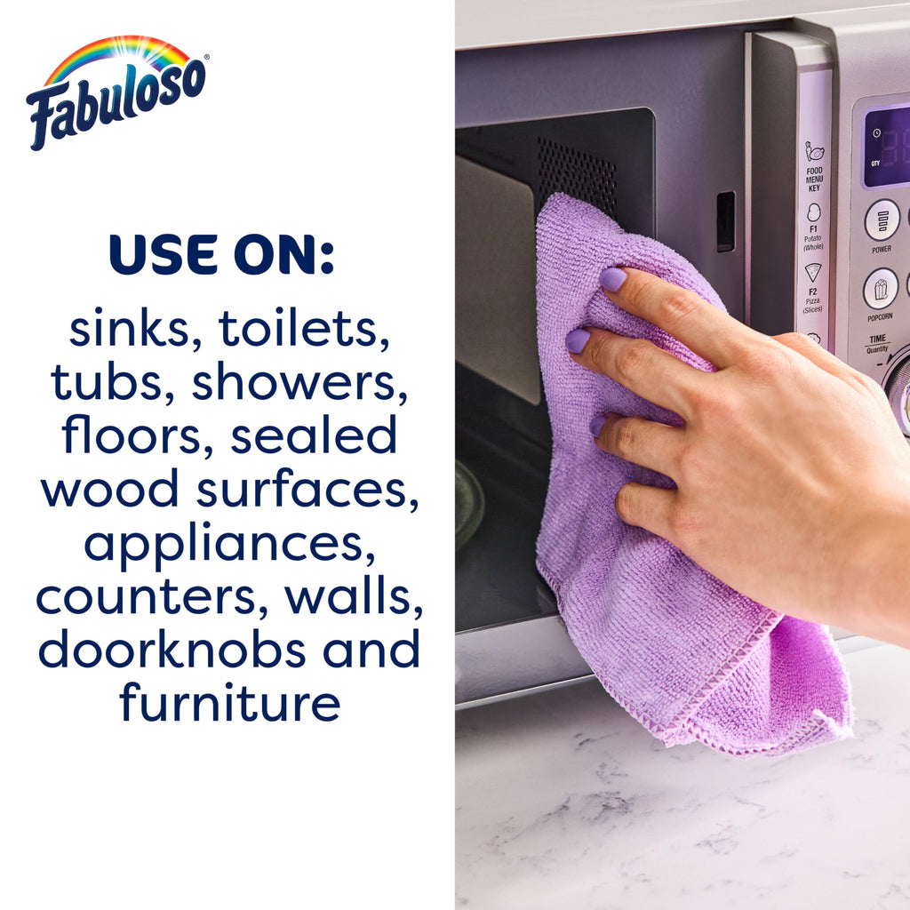 Fabuloso 2X Multi-Purpose Cleaner, No Rinse Floor Cleaner, Long-Lasting Freshness, Lavender Scent, 128 fl oz