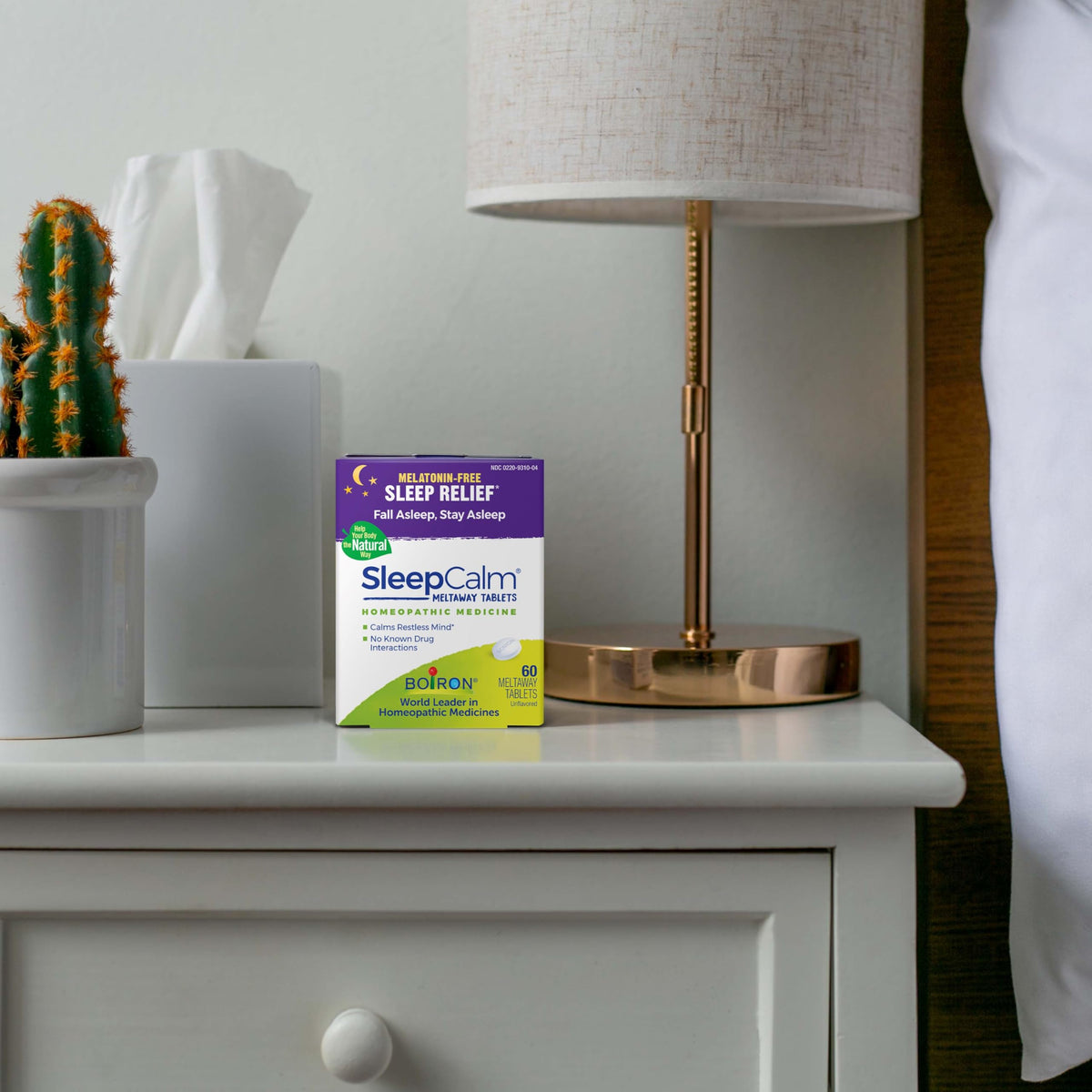 Boiron SleepCalm Tabs - 100 Count for Deep, Relaxing, Restful Nighttime Sleep - Melatonin-Free and Non Habit-Forming Sleep Calm Meltaway Tablets