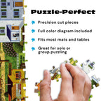 Buy now Buffalo Games - Charles Wysocki Gulls Nest 500 Piece Jigsaw for Adults at indiglob india