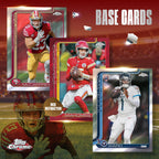 2025 Topps Chrome NFL Football - Factory Sealed - Mega Box