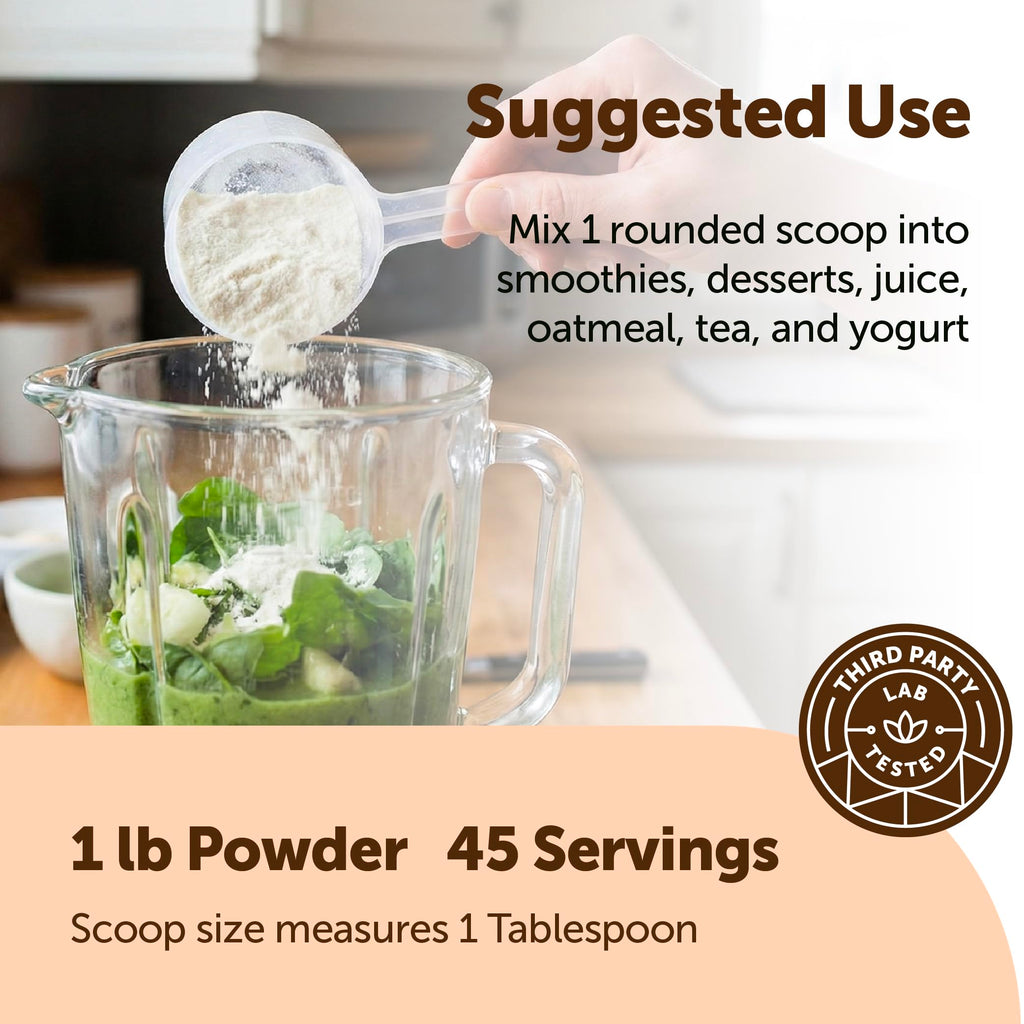 Micro Ingredients Organic MCT Oil Powder with Prebiotic Fiber, 1 lb (16 oz) | C8 & C10 MCT Oil for Coffee Creamer. 45 Servings. Unflavored. Keto & Vegan Friendly, Non-GMO, Gluten Free.