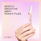 About Beauty Fuzz-Free Fold-n-Go Groomers - 3 Folding Beauty Groomers for Hair Removal, Ideal for Shaving, Exfoliating, and Brow Shaping, Japanese Steel Gently Removes Facial Hair
