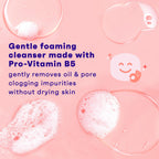 Clean & Clear Essentials Oil-Free Foaming Facial Cleanser, Daily Foaming Face Wash with Pro-Vitamin B5 for Sensitive Skin, Gently Removes Oil & Pore-Clogging Impurities, Fragrance-Free, 8 fl oz