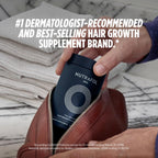 Nutrafol Men 50+ Hair Growth Supplements, Age 50+, 1-Month Bottle | #1 Dermatologist-Recommended Hair Growth Supplement Brand, Clinically Tested for Visibly Thicker Hair and Scalp Coverage