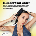 Got2B Ultra Glued Hair Gel, Extra Strong Hold, 6 Fl Oz + 1.25 Fl Oz | Locks styles in place, Non-sticky no-flake formula, Travel size included, For vertical spikes, Alpha XTR technology