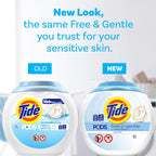 Buy now Tide PODS Free & Gentle Laundry Detergent Soap Pacs, 81 Count, Tide PODS Laundry Detergent at indiglob india