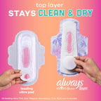Buy now Always Radiant Teen Pads, Size 1, Regular, with Wings, Unscented, 14 Count at indiglob india