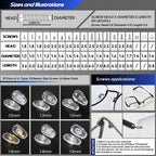 Eyeglass Sunglass Repair Kit,MINGFIX Magnetic Eye Glasses Repairing Tool Kit with Assorted Screws,Nose Pads,Small Screwdriver Bit Set & Tweezer with Mini Travel Case for Glasses,Sunglasses and Others