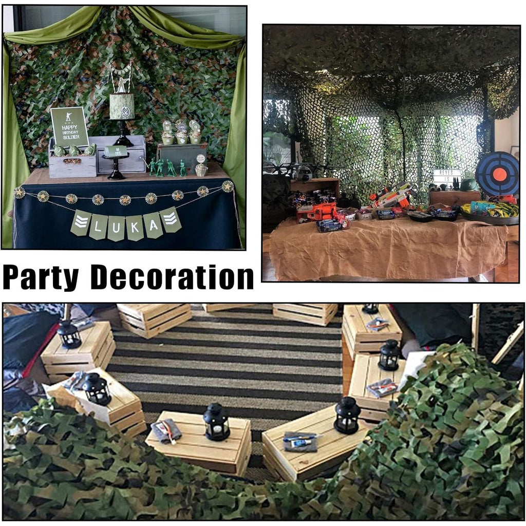 Buy now Camo Netting, Camouflage Netting, Hunting Blind Camo Net, Army Party Decorations, Sunshade Fence Nets, Lightweight, Bulk Roll, Mesh, Great for Camping, Shooting, Photograph, Car Cover, Outdoor at indiglob india