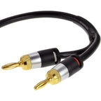 Buy now Mediabridge™ 12AWG Ultra Series Speaker Cable w/Dual Gold Plated Banana Tips (3 Feet) - CL2 Rated - High Strand Count Copper (OFC) Construction - Black [New & Improved Version] (Part# SWT-12B-03B) Default at indiglob india