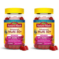 Nature Made Advanced Multivitamin Gummies 50 + for Her, Womens Multivitamins Gummies with Magnesium Citrate, Vitamin D3, Zinc, Calcium and All 8 B Vitamins, 28 Day Supply, 84 Count (Pack of 2)