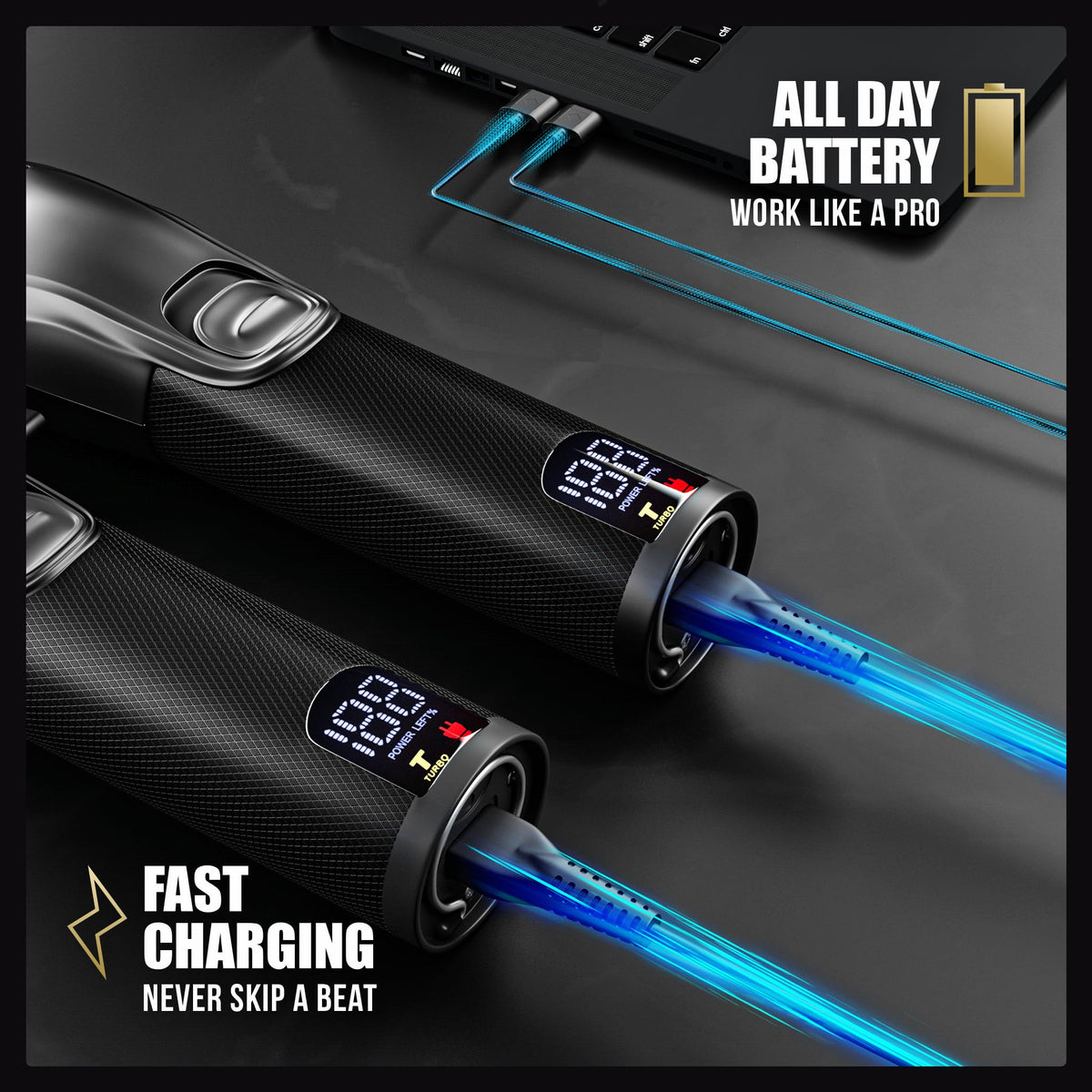 NOVAH Grooming Professional Hair Trimmer for Men, Barber Trimmer Cordless T Trimmers for Barbers