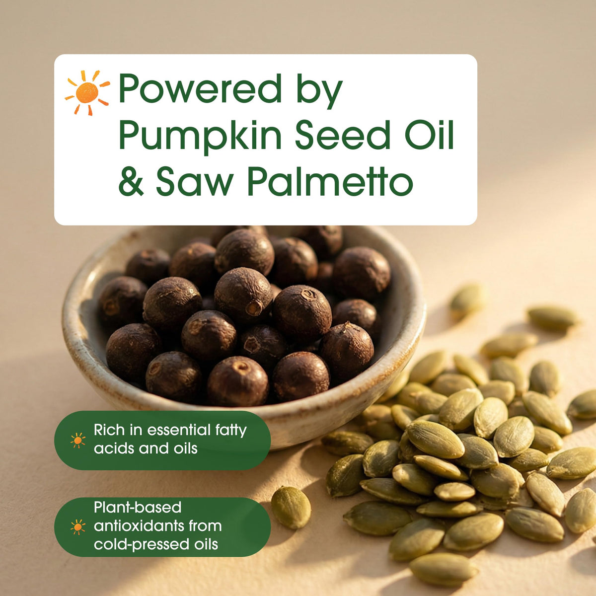 NatureBell Pumpkin Seed Oil 3,000mg with Saw Palmetto, 240 Softgels