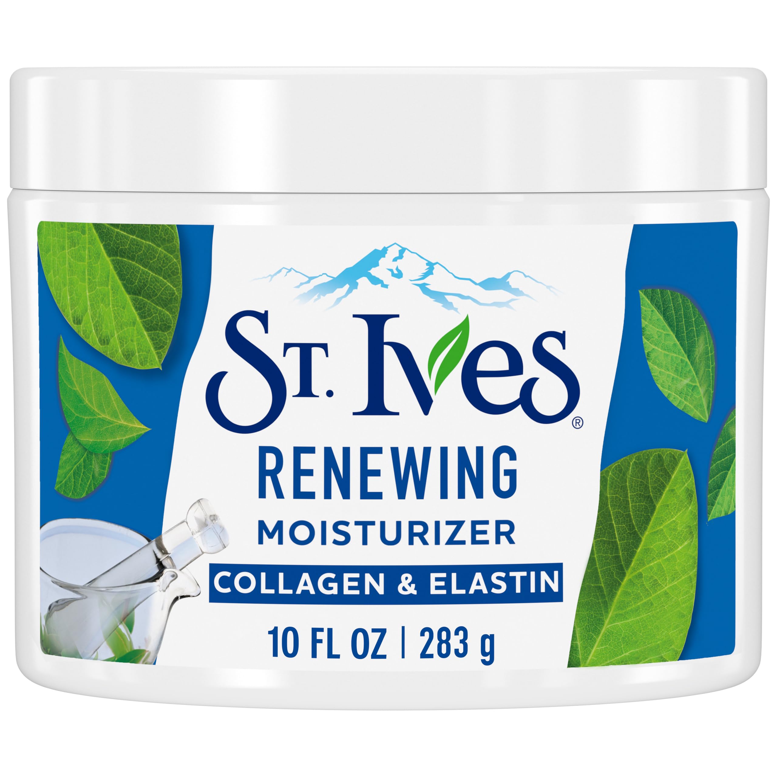St. Ives Collagen Elastin Face Moisturizer for Dry Skin, Paraben free and Non Comedogenic, 10 oz