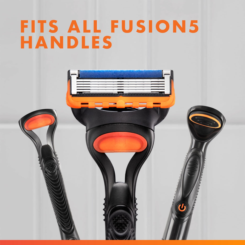 Buy now Gillette Fusion5 Razor Refills for Men, 8 Razor Blade Refills at indiglob india
