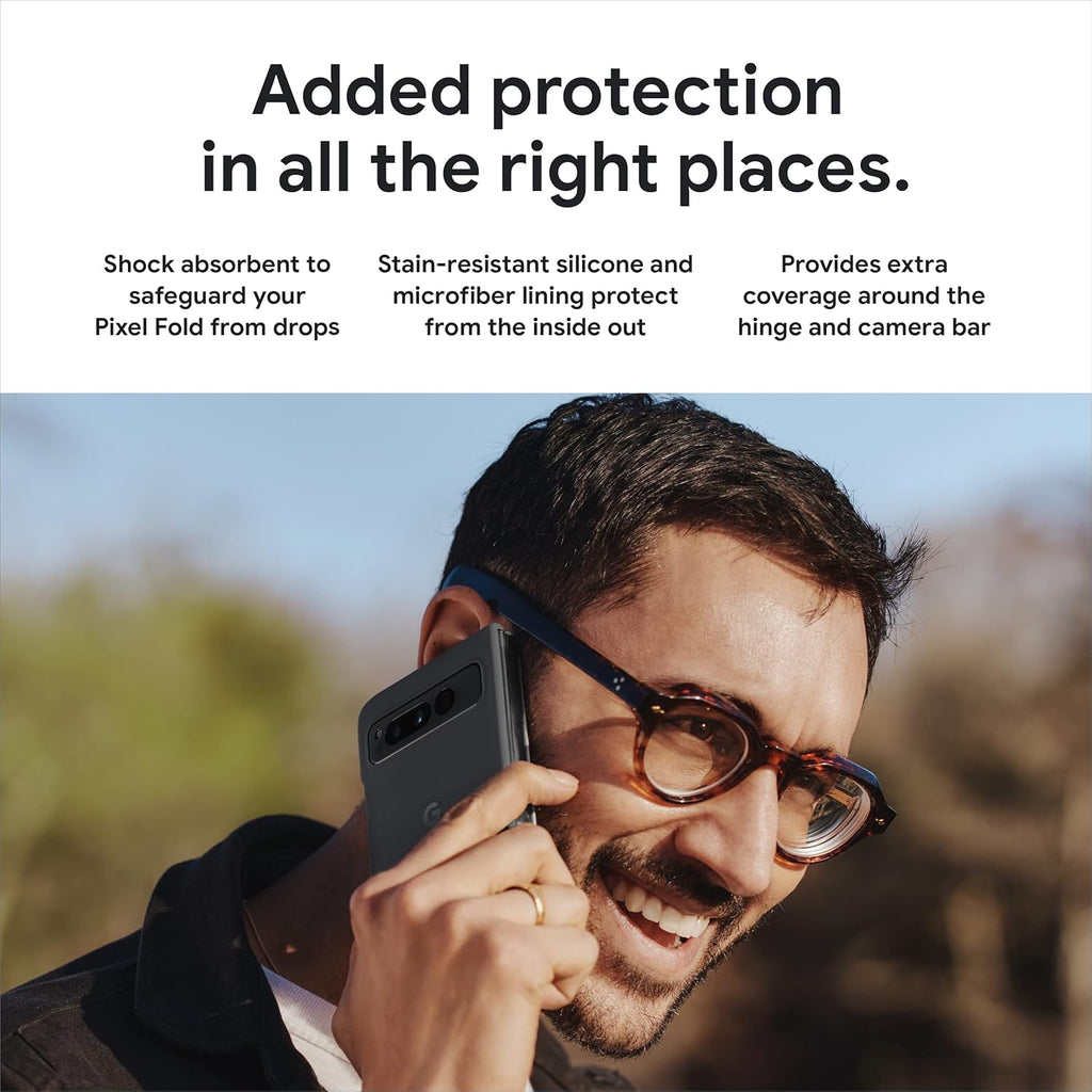 Buy now Google Pixel Fold Case - Shock-Absorbing Silicone - Android Phone Case - Porcelain at indiglob india