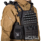 Buy now WYNEX Tactical Compass Phone Pouch, Large Molle Smartphone Holster Case Double Capacity Small Utility EDC Pouch with Compass Buckle and Carabiner at indiglob india