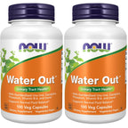 NOW Foods Supplements, Water Out With Standardized Uva Ursi, Dandelion, Potassium and Vitamin B-6, 100 Veg Capsules