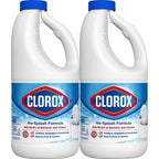 Buy now Clorox Splashless Disinfecting Bleach Cleaner, 2 Pack Regular Concentrated Liquid Bleach, Removes Mold, Mildew and Stains, Whitens, for Multi Purpose Cleaning and Laundry, 40 oz Bottles at indiglob india