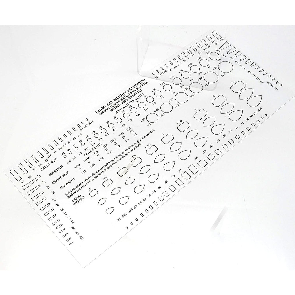 Buy now Eurotool Diamond Gemstone Weight Gauge Gem Sizer Template Tool at indiglob india