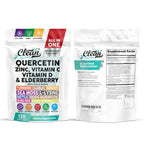 Q Defend Quercetin Supplement with Zinc Vitamin C Vitamin D Elderberry Turmeric Black Pepper Garlic Ginger Sea Moss Lysine Stinging Nettle Reishi Mushroom Immune Support 120 Capsules by Clean Nutra