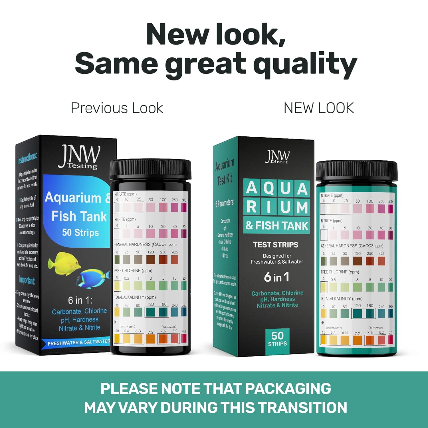 Buy now Aquarium Test Strips - 9-in-1 Aquarium Test Kit with eBook - Aquarium Water Test Kit with Quick and Accurate Fish Tank Test Strips - 100 Test Strips by JNW Direct at indiglob india