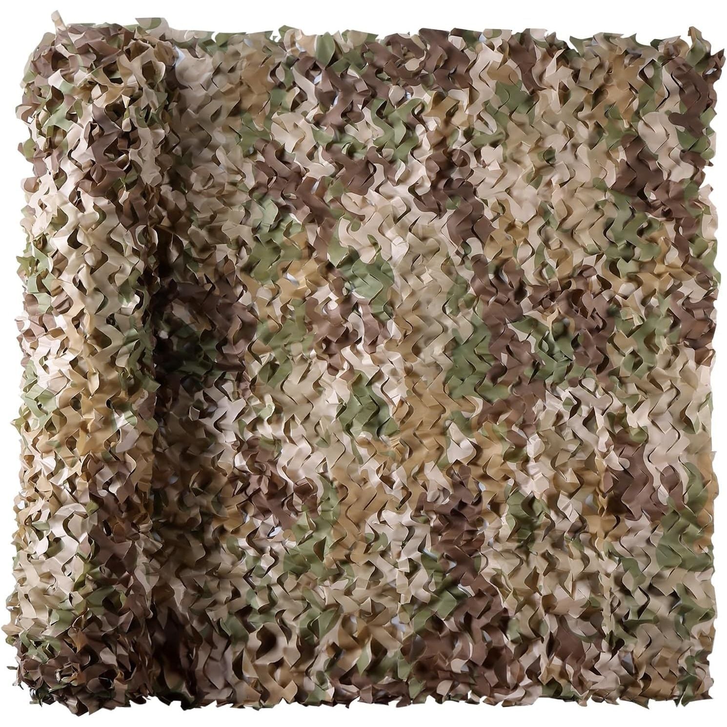Buy now Camo Netting, Camouflage Netting, Hunting Blind Camo Net, Army Party Decorations, Sunshade Fence Nets, Lightweight, Bulk Roll, Mesh, Great for Camping, Shooting, Photograph, Car Cover, Outdoor 4.9ftx32.8ft Brown Camo at indiglob india