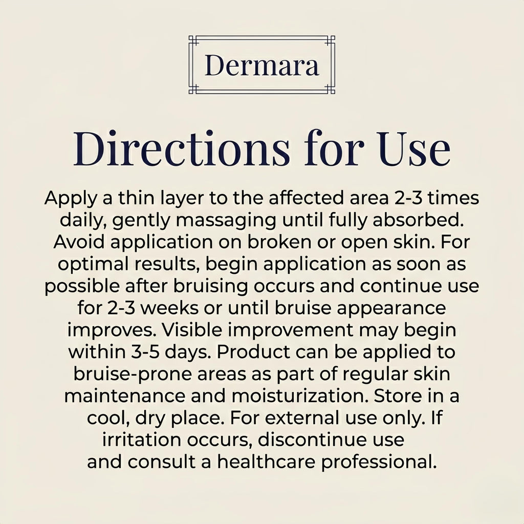 Bruise Cream, Vitamin K & Arnica Cream for Seniors with Thin Skin - Enhanced with Vitamin C & E for Skin Renewal, 4 Oz