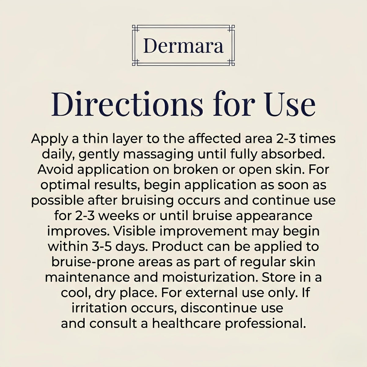 Bruise Cream, Vitamin K & Arnica Cream for Seniors with Thin Skin - Enhanced with Vitamin C & E for Skin Renewal, 4 Oz