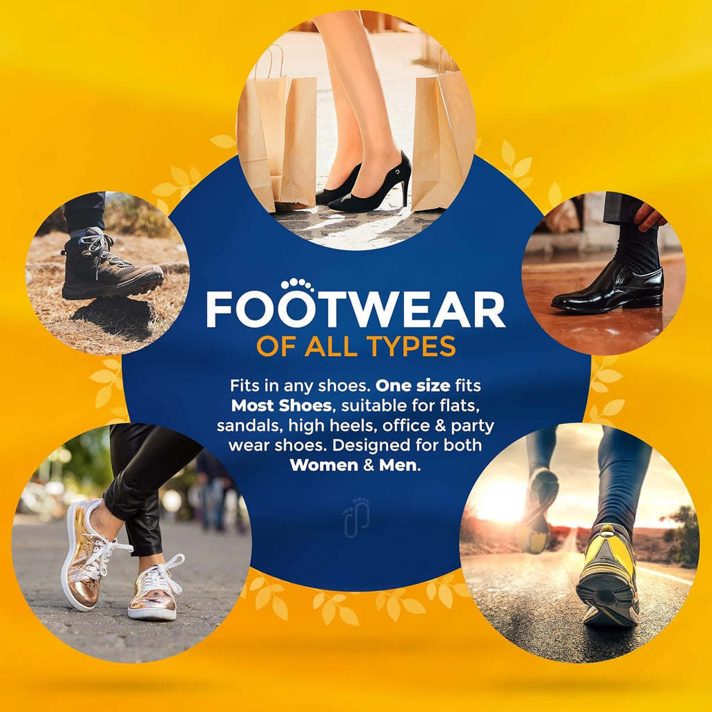 Buy now 2 Pair Metatarsal Pads - Ball of Foot Cushions for High Heel Comfort - Heel Inserts - 0.12in Thick Morton's Neuroma Relief Pads - Foot Pads for Balls of Feet at indiglob india